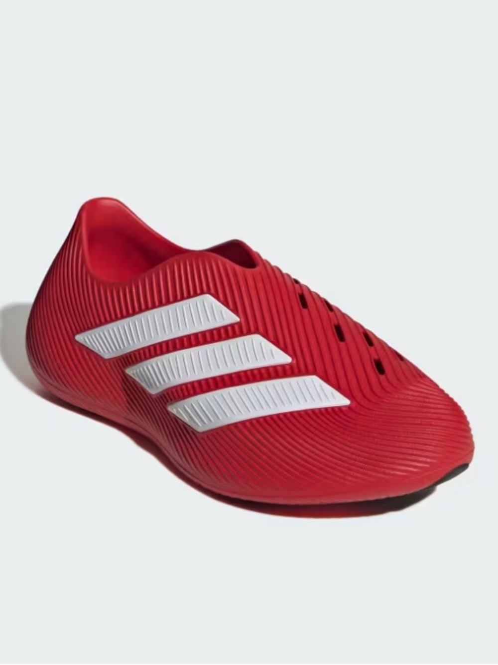 Adidas Pure Chill Men Sandals Slides Size 10 Better Scarlet/Footwear White/Core - Picture 4 of 6